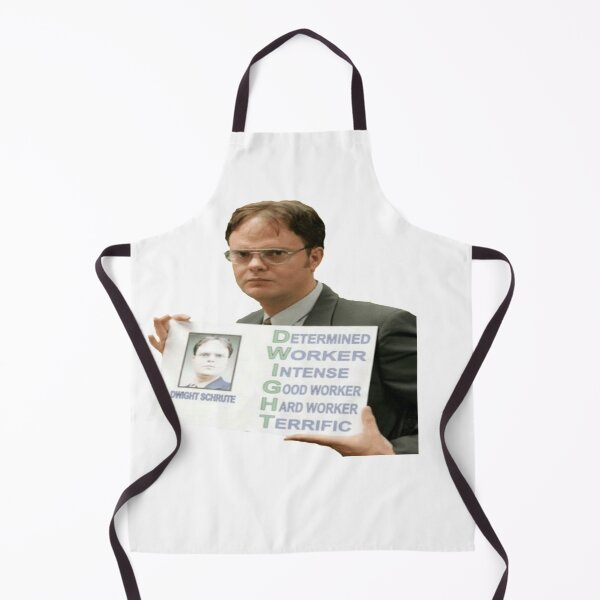 Item preview, dwight holding sign designed and sold by Joyce Chan.