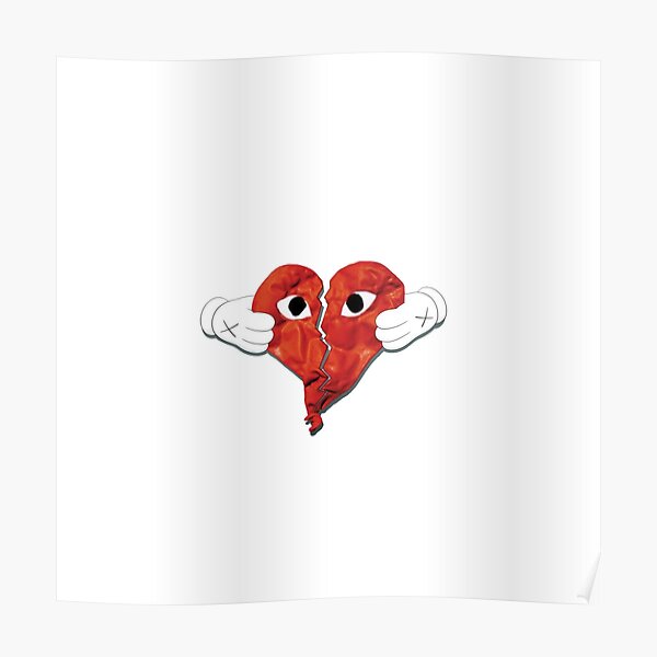 Kanye West Heartless Sticker Poster