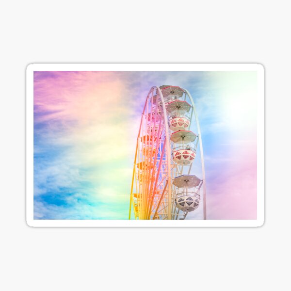 Rainbow Ferris Wheel Sticker