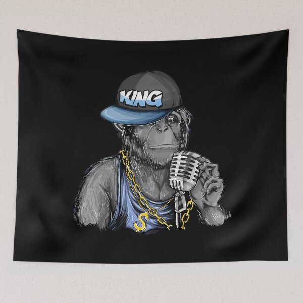 Item preview, Funny Gorilla Rapper Hip Hop designed and sold by LeNew.