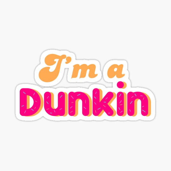 Soy un dunkin Pegatina