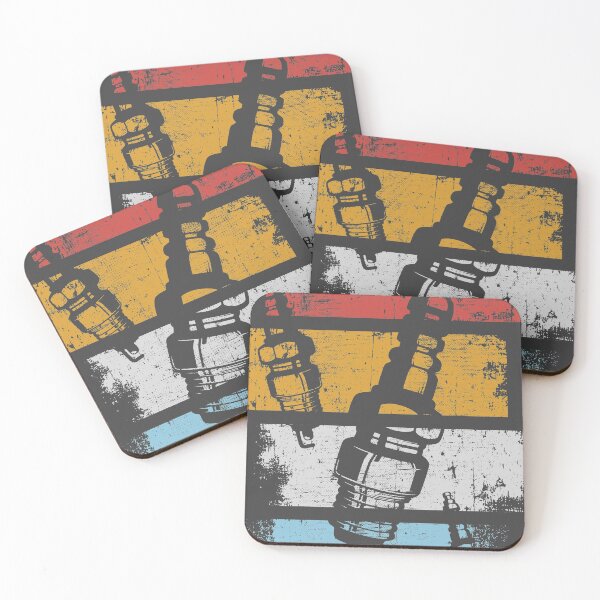 Item preview, Spark Plug Retro Colors designed and sold by Chrome and Coils.