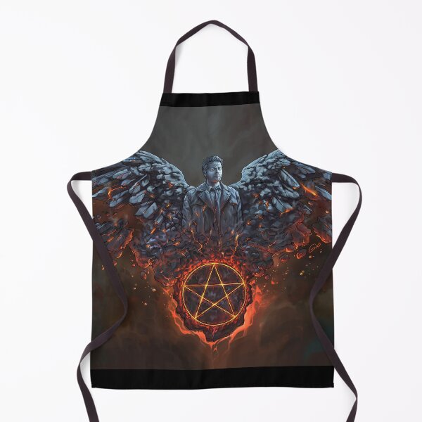 Item preview, Castiel Burning Art designed and sold by Gio Guimaraes.