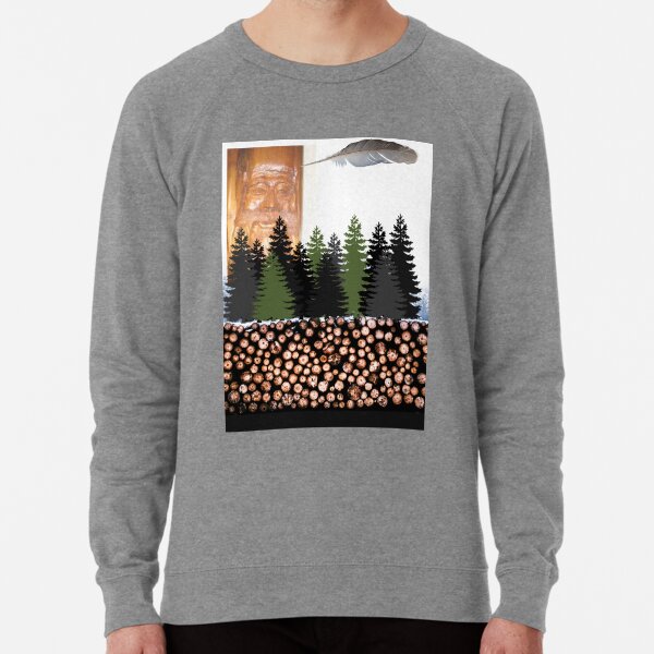 Wizard Woodsman Poster designer Karen Colville Lightweight Sweatshirt