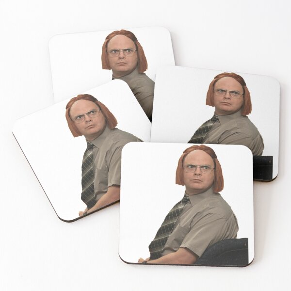 Item preview, dwight with a wig designed and sold by Joyce Chan.