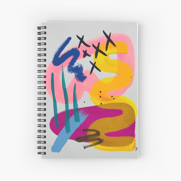 Happy Abstract #60 Spiral Notebook