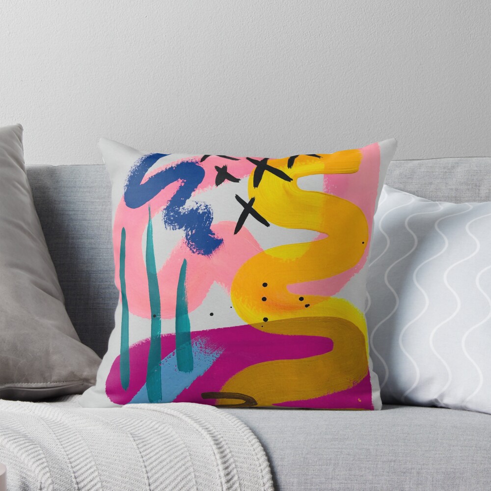 Item preview, Throw Pillow designed and sold by AR-GlitterFairy.