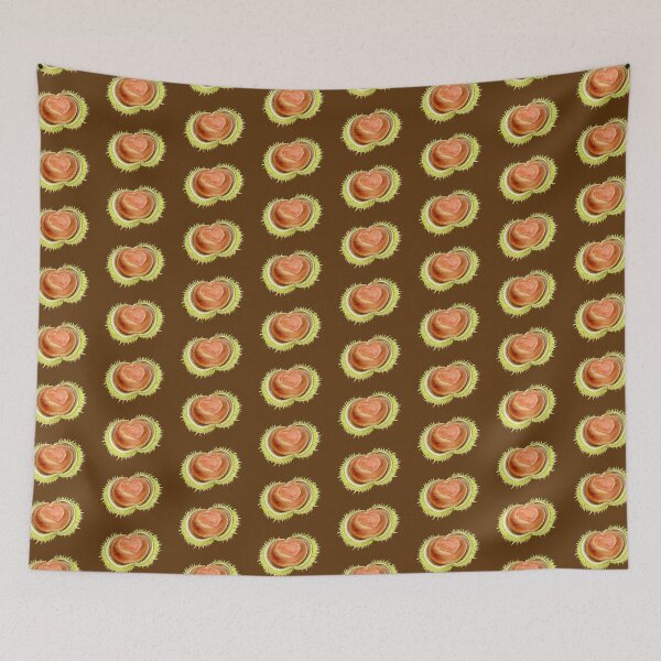 Item preview, Conker love Chestnut heart whimsy watercolor designed and sold by Sarah Trett.