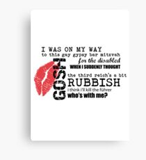 River Song - Gypsy Bar Mitzvah Canvas Print