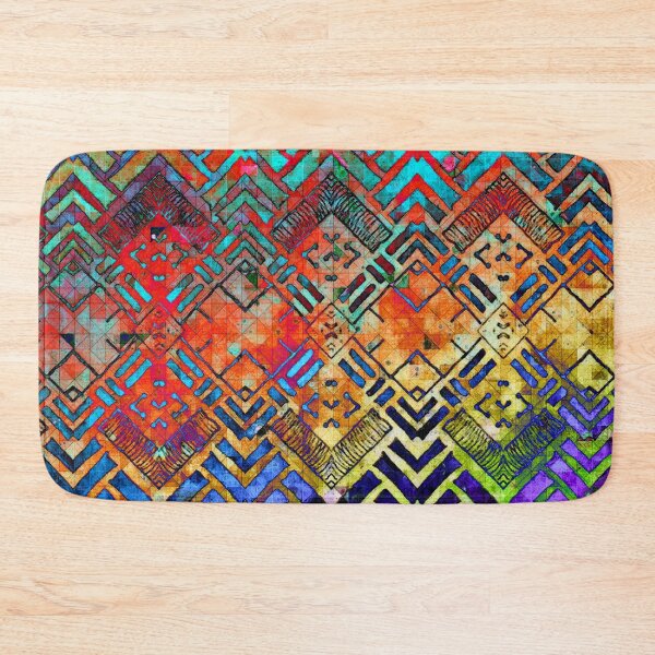 Item preview, vibrant color pattern  designed and sold by north10creation.