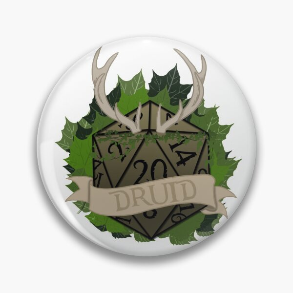 Item preview, Druid D20 designed and sold by KateJeffcott.