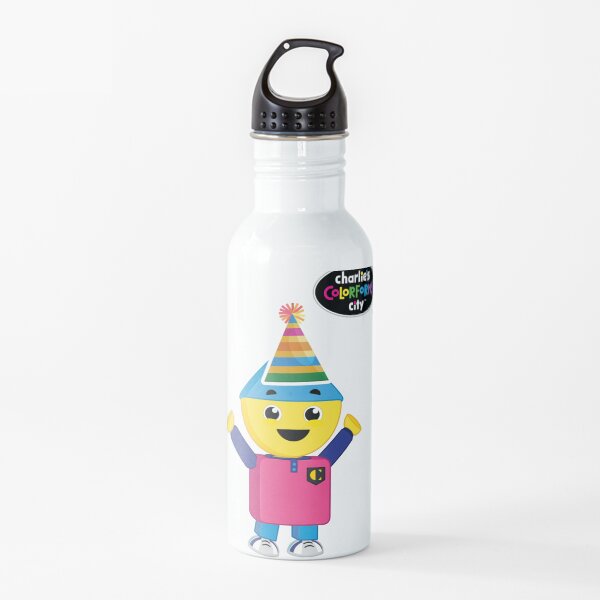Charlie's Colorforms City - Party Water Bottle