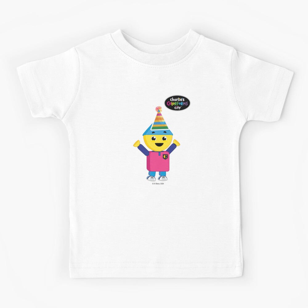 Color Me Happy Charlie's Colorforms City. Kids T-Shirt for Sale by  LaziniArts