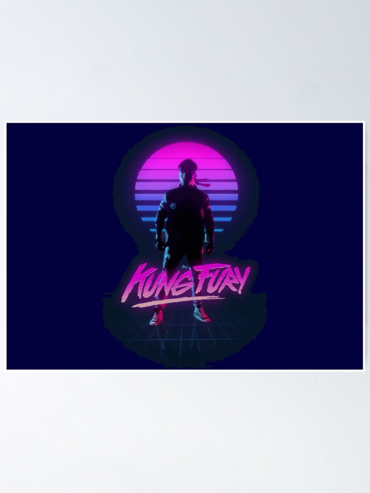 "Kung Fury" Poster by RedSolar | Redbubble