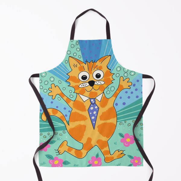 Item preview, Cattitude the playful ginger Tom cat designed and sold by OakendOriginals.