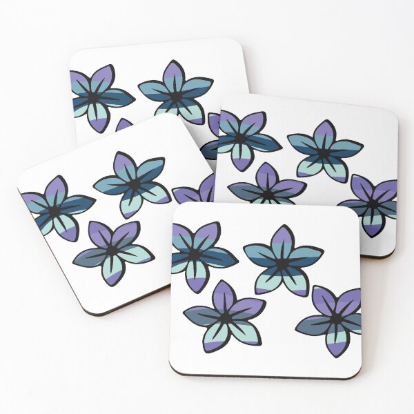 Item preview, Blue Ombre Flowers designed and sold by Christiana Nicole.