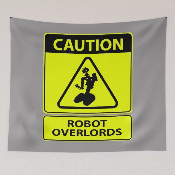 Item preview, Warning: Robot Overlords designed and sold by CitizenAwear.