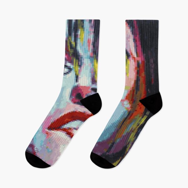 Item preview, Pixelated Emo Girl Potrait designed and sold by HopeDetour.