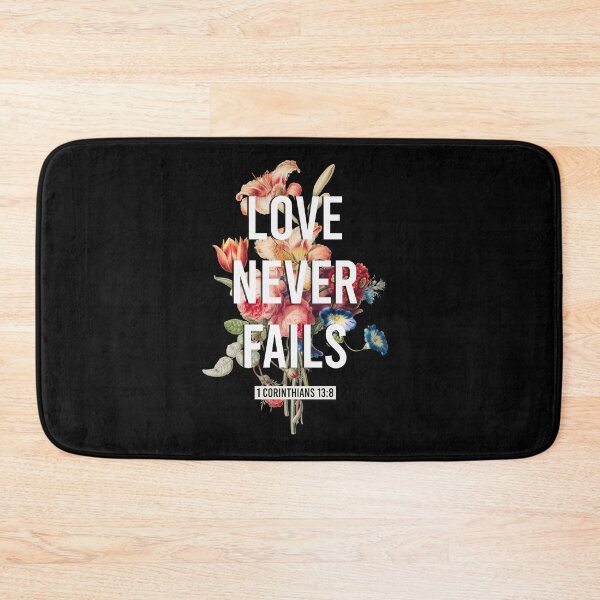 Item preview, Love Never Fails 1 Corinthians 13:8 designed and sold by KA DESIGNS.