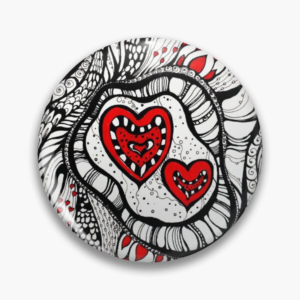 Item preview, Red Hearts designed and sold by MandalaFlowerArt.