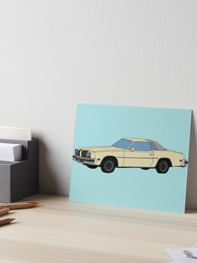 Hand Drawn Oldsmobile Cutlass Supreme Sticker for Sale by itsrturn