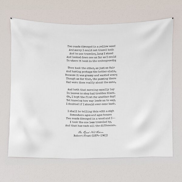 Item preview, The Road Not Taken Robert Frost designed and sold by corbrand.