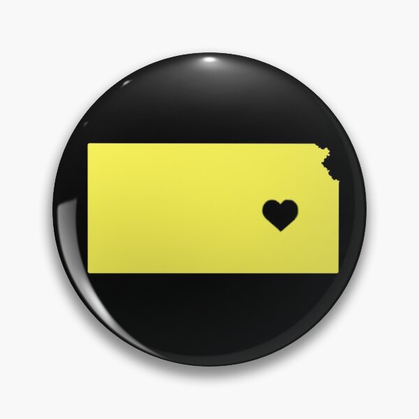 Item preview, Emporia Heart Kansas Map designed and sold by Ella's  Doodles And Designs.