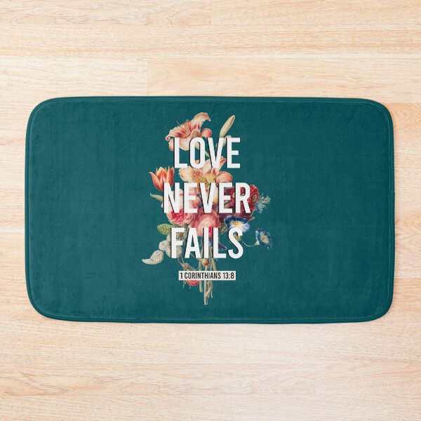 Item preview, Love Never Fails 1 Corinthians 13:8 designed and sold by KA DESIGNS.