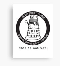 Skaro Pest Control Canvas Print