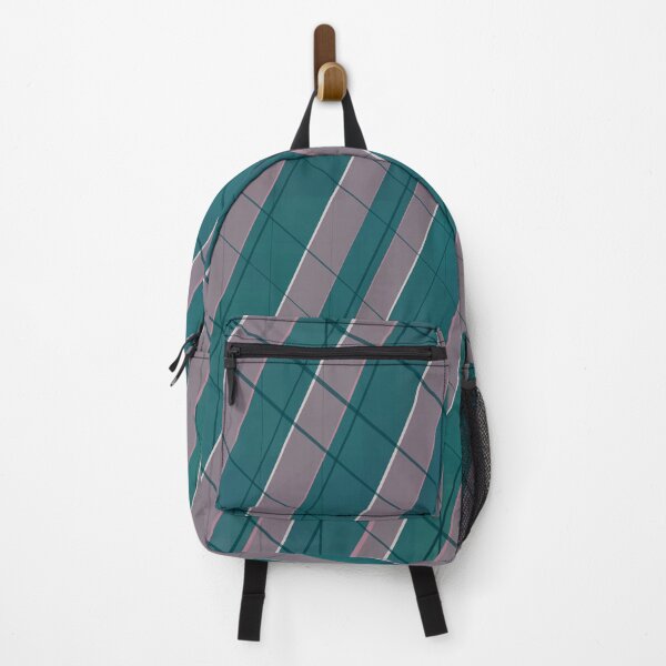 Item preview, Graphic stripes in rose lilac teal green navy and blue designed and sold by BlertaDK.