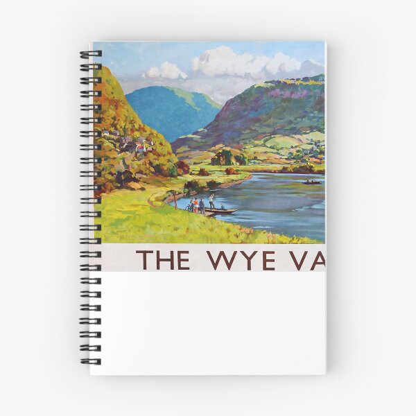 Item preview, Railway Poster Wye Valley designed and sold by stickart-marek.