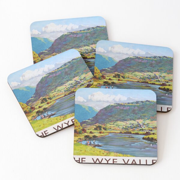 Item preview, Railway Poster Wye Valley designed and sold by stickart-marek.