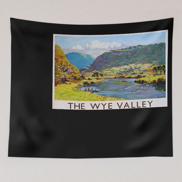 Item preview, Railway Poster Wye Valley designed and sold by stickart-marek.