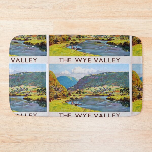 Item preview, Railway Poster Wye Valley designed and sold by stickart-marek.