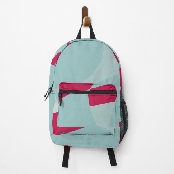 Item preview, Dusty Pale Blue and Vibrant Magenta Abstract Graphic designed and sold by BlertaDK.