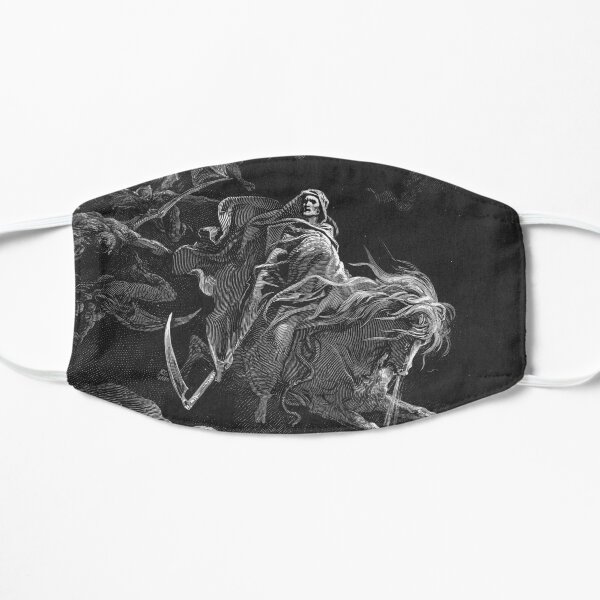 Death on a Pale Horse - Gustave Dore Flat Mask