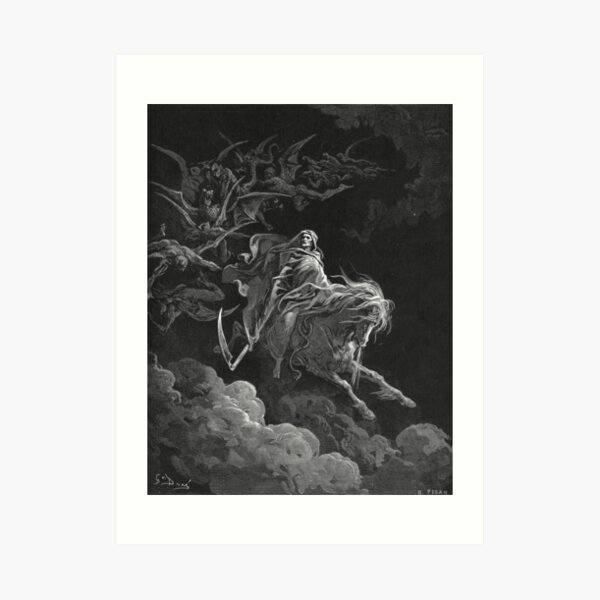 Death on a Pale Horse - Gustave Dore Art Print