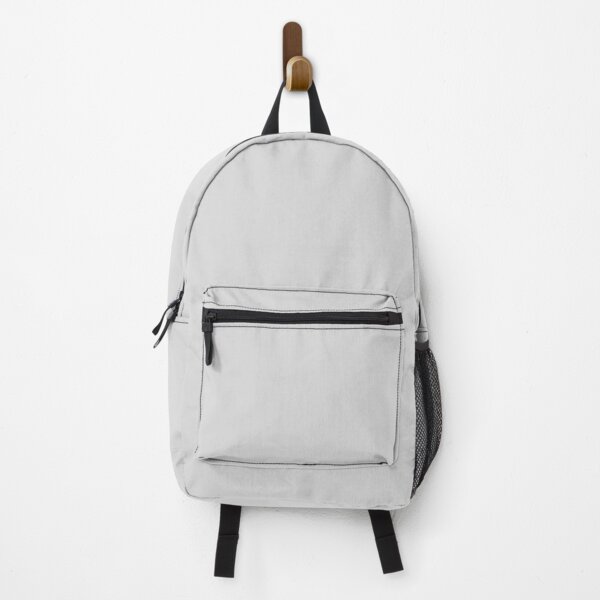 plain grey backpack
