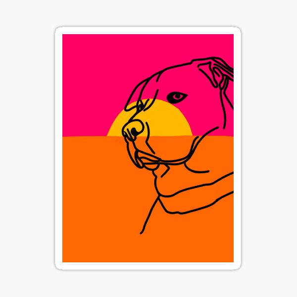 Vista previa del artículo con la obra «Perro sin fin», diseñado y vendido por kikiwillis7.