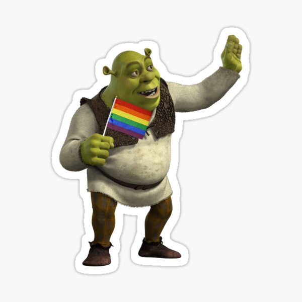 Copy of Shrek Sticker for Sale by LivChrisDesigns