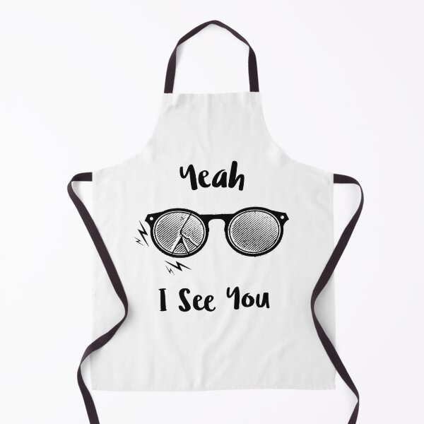 Item preview, Yeah I See You. Cracked Glasses. Funny. Light Background. designed and sold by shirtdan.