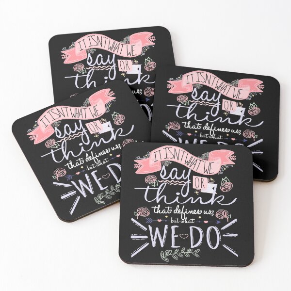 Item preview, It’s Not What We Say Jane Austen Quote designed and sold by MandyRosko.
