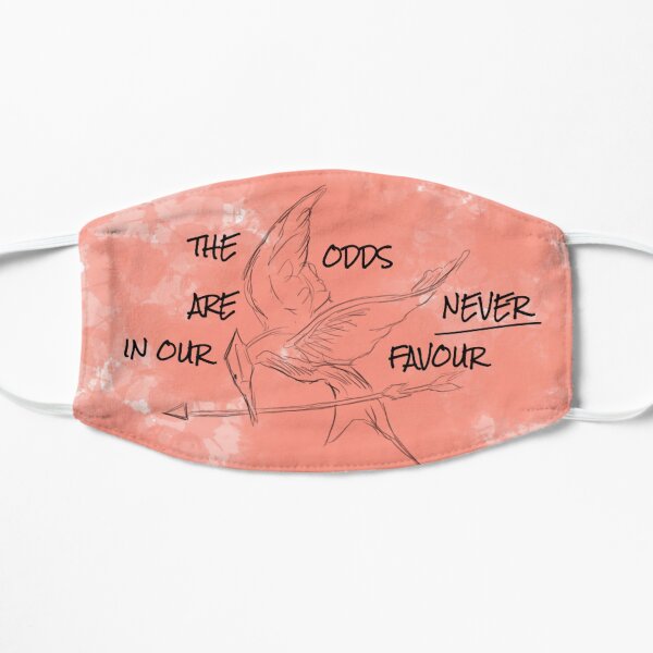 hunger games - the odds are never in our favour Flat Mask