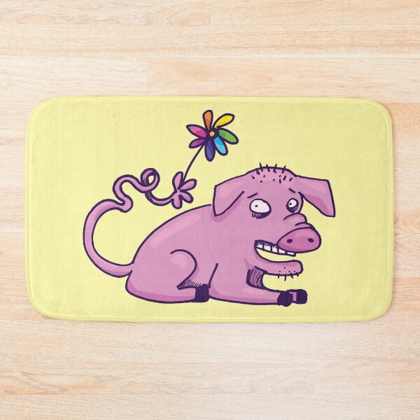 Item preview, Pig Tail Funny Hand Drawn Monster Doodle designed and sold by PastelPickles.