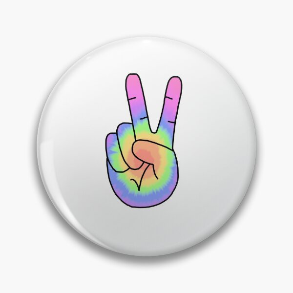Item preview, rainbow peace sign designed and sold by quincyfrancis.