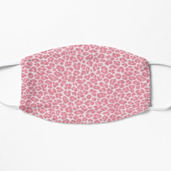 Pink Cheetah Print Flat Mask