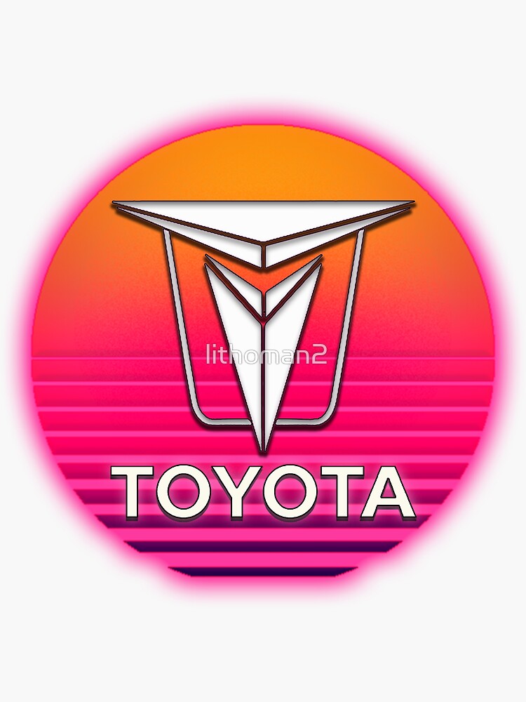 Vintage Toyota Outrun Emblem | Sticker