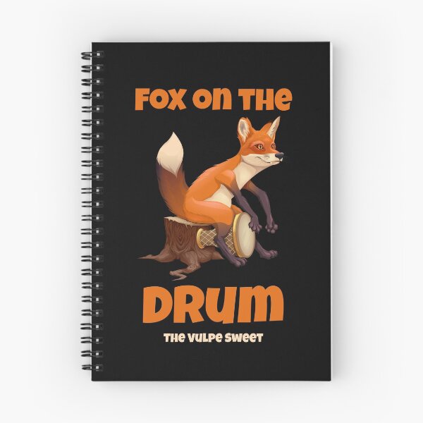 Item preview, Fox On the Drum. Sweet 70's Music Pun. Funny designed and sold by shirtdan.