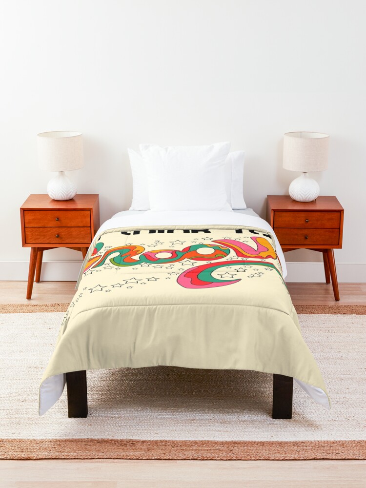 Alternate view of I think it’s groovy Comforter