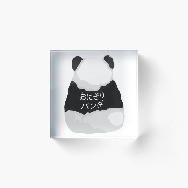 Onigiri Panda Acrylic Block
